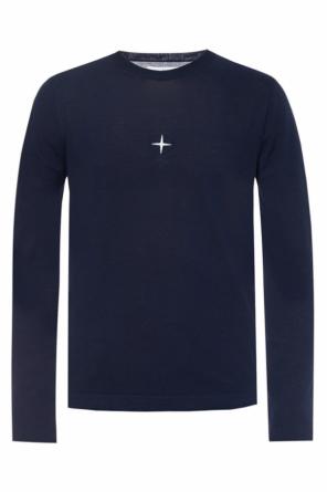Logo-embroidered sweater, zdjęcie 1 Logo-embroidered sweater od Stone Island